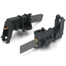 Coppia spazzole carboncini motore ceset lavatrice Candy Hoover Gasfire Iberna