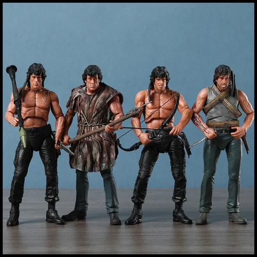 Modellino bambola neca rambo - modellino,