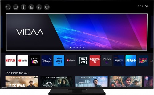 Toshiba smart qled 4k - 65",
