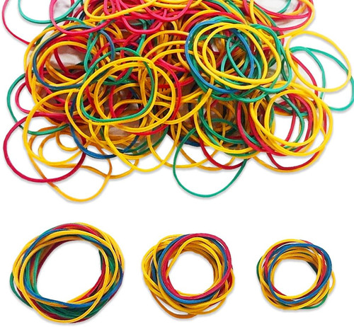 1000 pezzi elastici colorati - 1000,