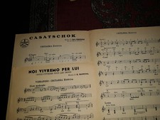 spartiti musicali sciorti anni