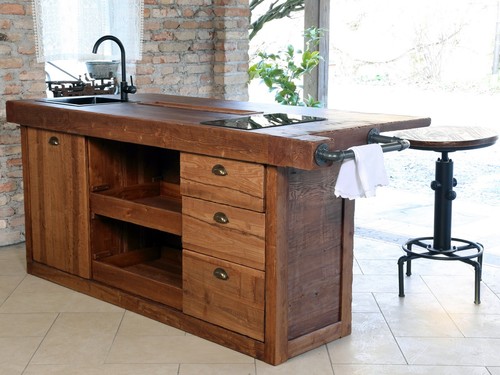 Isola cucina industrial - isola,