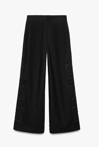 Pantalone zara multi pieghe - pantalone,