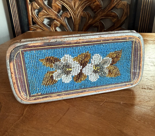 Antique biedermeier turquoise - antique,