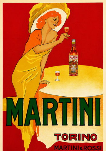 Poster liquore martini torino - martini,