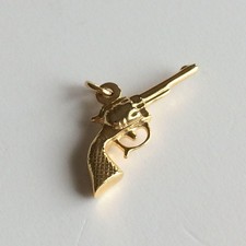 Ciondolo pistola unisex | oro