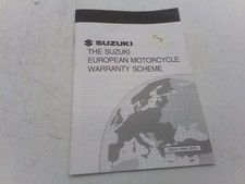 Suzuki libretto programma garanzia Europa 9901319941eur