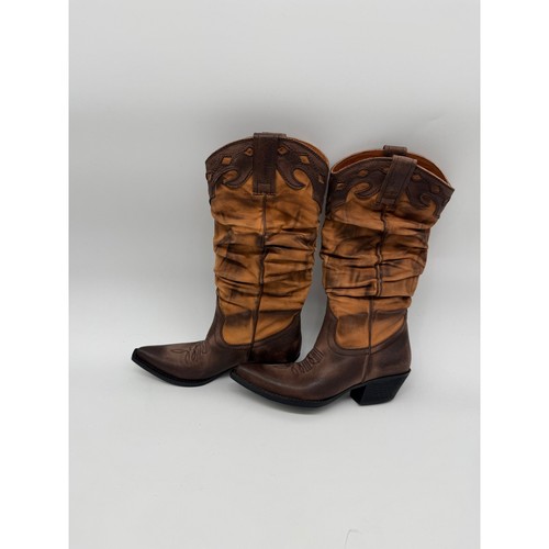 Stivali western cowboy grigio