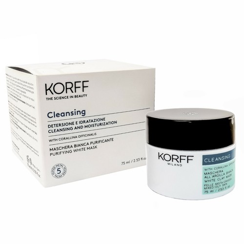 Korff maschera argilla bianca - korff,