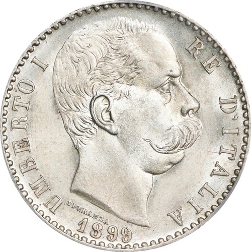 Italia umberto 1899 moneta - italia,