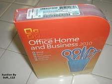Microsoft Office 2010 Home and Business con licenza per 2 PC scatola completa di vendita al dettaglio