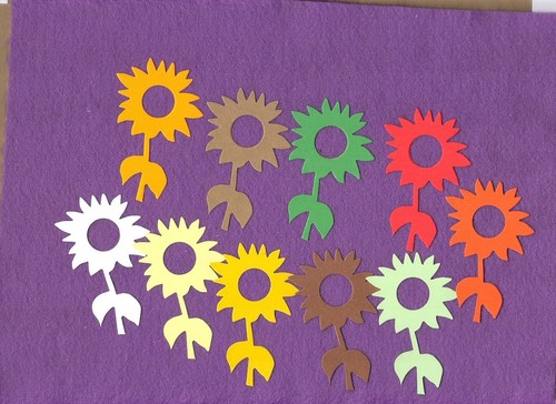 Girasole piccolo fustelle - girasole, 2
