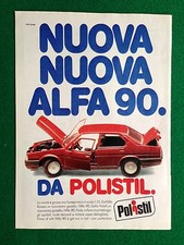 (S83) Pubblicità Advertising Clipping 24x18 cm (1984) POLISTIL AUTO ALFA 90 1:25