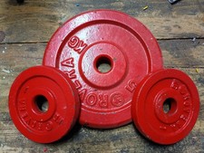 Set Pesi Rovera in Ghisa Rossa