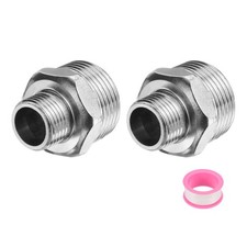 2pcs Raccordo per tubo nipplo