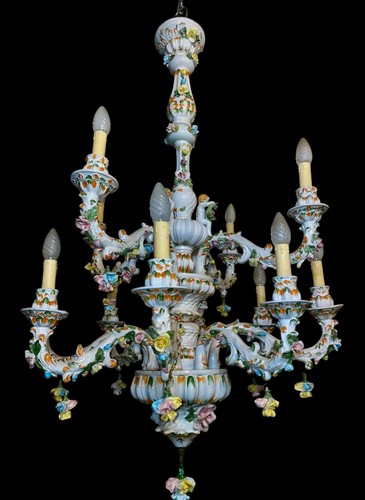 Imponente lampadario rococò - imponente,