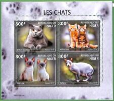 A2426 - NIGER - ERROR: MISPERF - 2019 Gatti, British shorthair, Thai, Sphynx