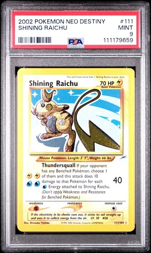 Pokemon 2002 shining raichu - 2002,