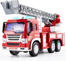 Camion Pompieri Giocattolo Grande, Giochi Vigili Del Fuoco Con Luci E Suoni, Sca