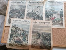 5 NUMERI DELLA DOMENICA DEL CORRIERE, APRILE, MAGGIO, GIUGNO 1917