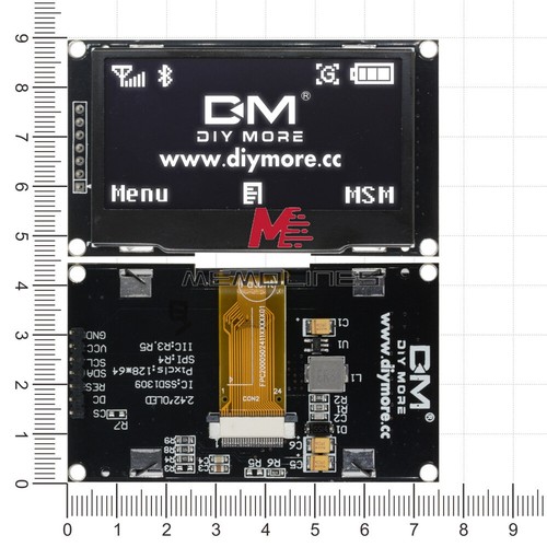 Display lcd oled rgb - lcd, 2,42"