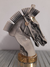 Antica bottiglia decorativa in porcellana firmata