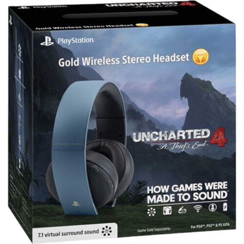 Sony gold wireless headset - sony,