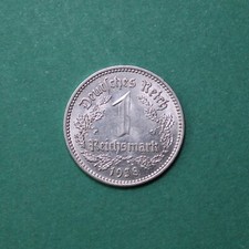 Moneta Impero tedesco terzo Reich 1 Reichsmark 1938