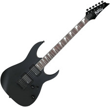 Ibanez GRG121DX-BKF chitarra elettrica GIO Series mogano acero HT Black Flat nero