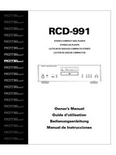 Rotel RCD-991 Lettore CD