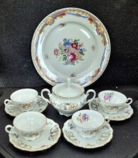 Porcellana d'epoca "Imperial Garden" - squisito set da tè antico da co