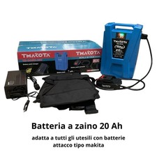 Batteria a zaino spalla 20 Ah