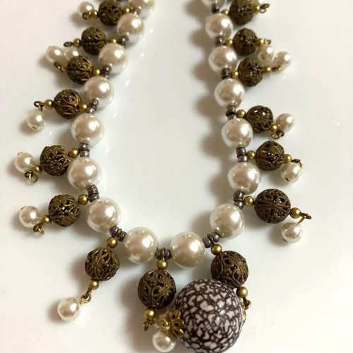 Collana perle stile - collana,