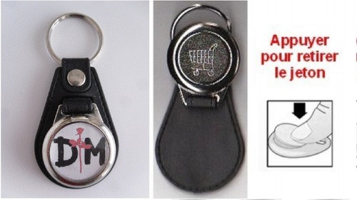 Porte cles depeche - cles, mode