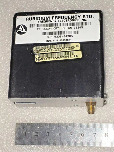 Uscita oscillatore rubidio