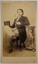 PEDERZOLLI LUIGI MEDICO GARIBALDINO FOTO AUTOGRAFA FORMATO CABINET CIABO’ FOTO