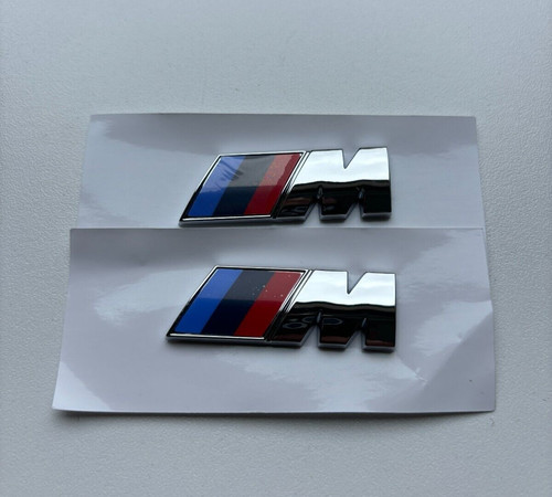 Bmw emblema logo argento - 2x,