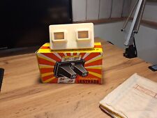 Stereoscope Lestrade Vintage – Visore Diapositive con Cartucce Lourdes, Ottime C