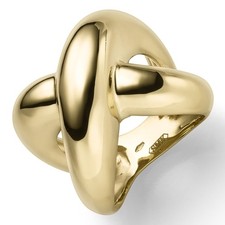 Anello Largo In Oro Giallo 585