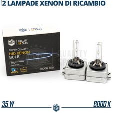 2 Lampadine BI XENON D3S PER Jeep Compass 2 RICAMBIO Luci 35W 6000K BIANCO PURO
