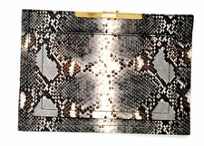 ZARA BORSA IN PELLE STAMPATA