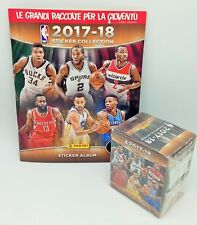 NBA 2017 2018 album vuoto + Box 50 bustine Figurine panini