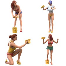 Set personaggi Carwash Girls