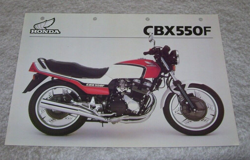 Honda cbx550f foglietto - honda,