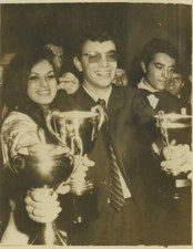 Italia, Roma, Cantanti Luisa Casali e Carmelo Pagano. Festival delle Rose   Ti