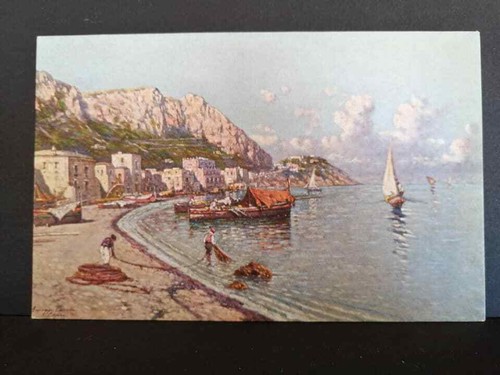Cartolina capri pescatori - capri,