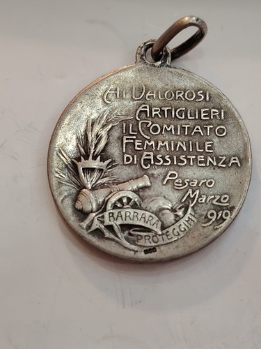 Medaglia artiglieria pesaro - medaglia,
