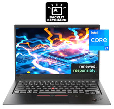 EXECUTIVE SPECIAL~ 14" Lenovo X1 Carbon Laptop: i7! SSD NVME 16GB RAM - 512GB!