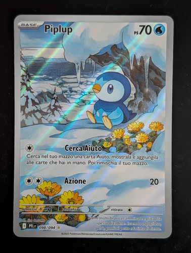 Carta pokemon piplup - carta,