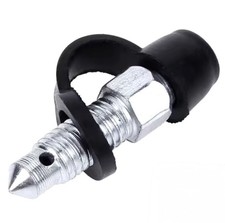 VITE SPURGO FRENO ARIA OLIO PINZA POMPA M8X1 RACING MOTO AUTO CON TAPPO GOMMA